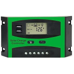 Solar Panel Charging Discharging Regulator  30A 12V 24V - Green