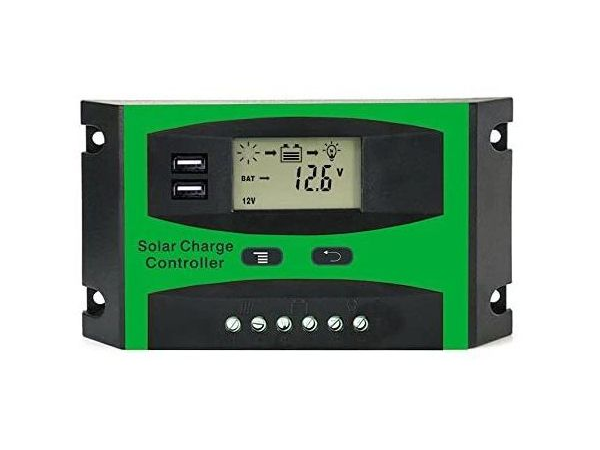 regulator 1 Solar Panel Charging Discharging Regulator 30A 12V 24V - Green - Image 1